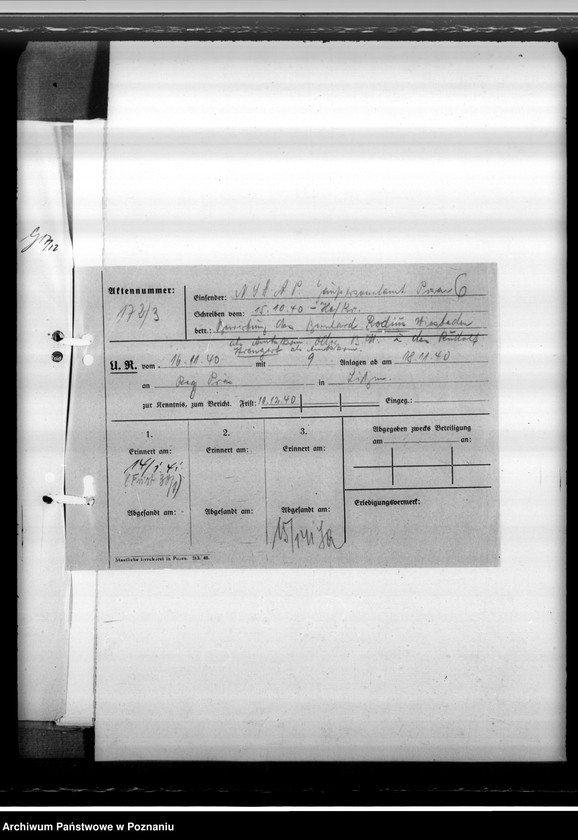 Obraz 10 z jednostki "Strengert, Rudolf und Rodius, Bernhard - Bewerbung als Amtskommissar"