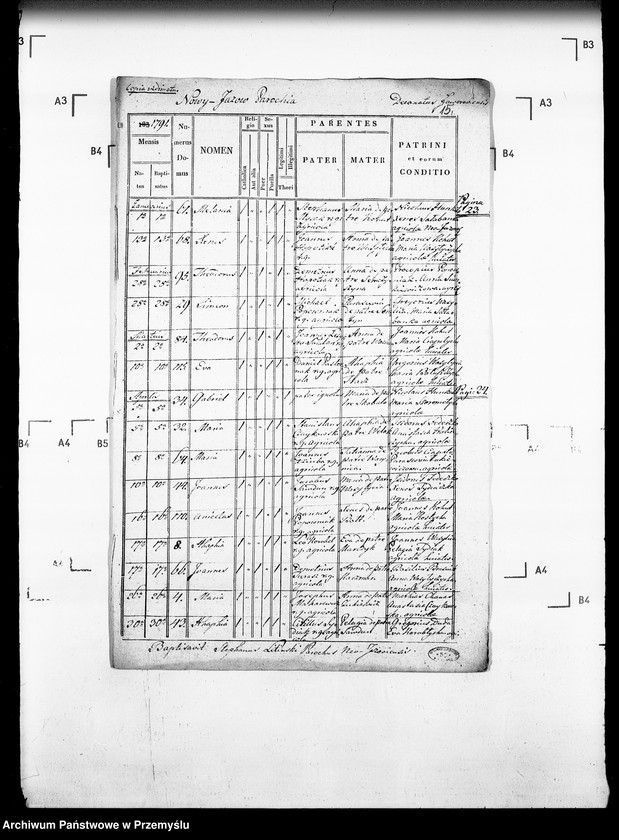 Obraz 20 z jednostki "[Kopie ksiąg metrykalnych parafii Jazów Nowy z filią Cetula (dekanat Jaworów)]"