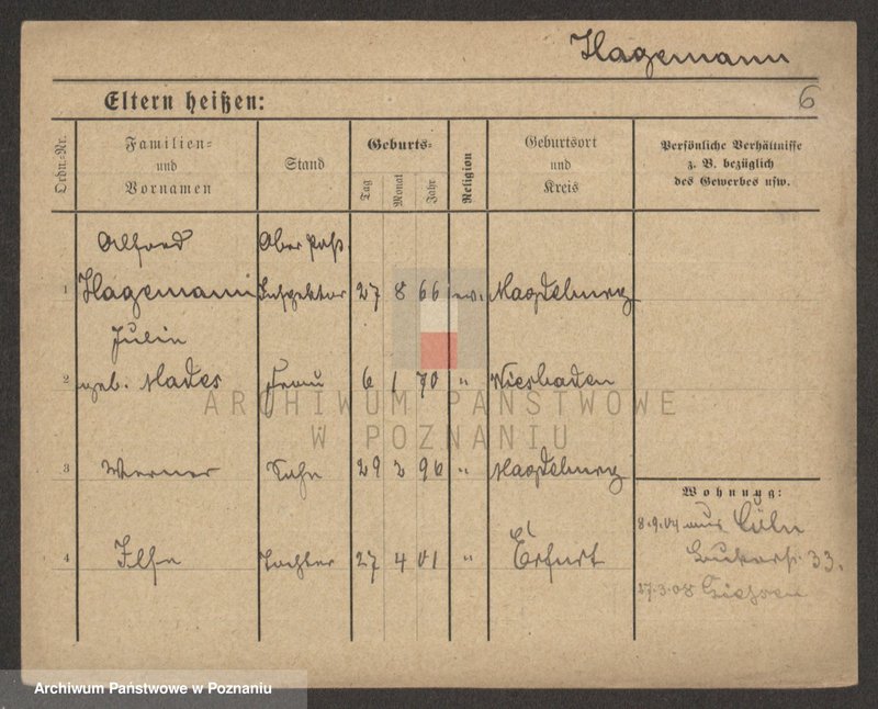 Obraz 6 z jednostki "Hagbeyer - Hajdrichowski (Hei..)"