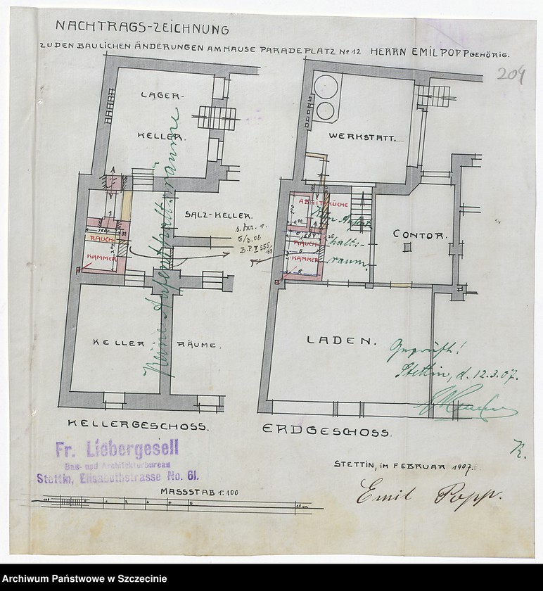 image.from.collection.number "Architektura Szczecina - akta nadzoru budowlanego111"