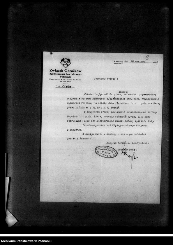 Obraz 12 z jednostki "Sprawa sporna Mańkowski c/a Leśniewski"