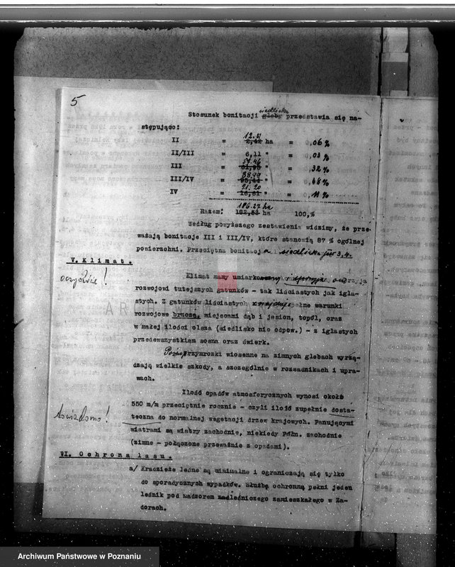 Obraz 9 z jednostki "/Nadzór nad gospodarką w lasach majątku/ Jarogniewice powiat kościański 1936-1946"