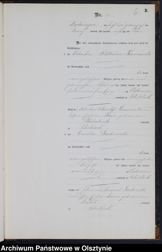 image.from.unit.number "Heiraths-Neben-Register Nr 1 - 18"