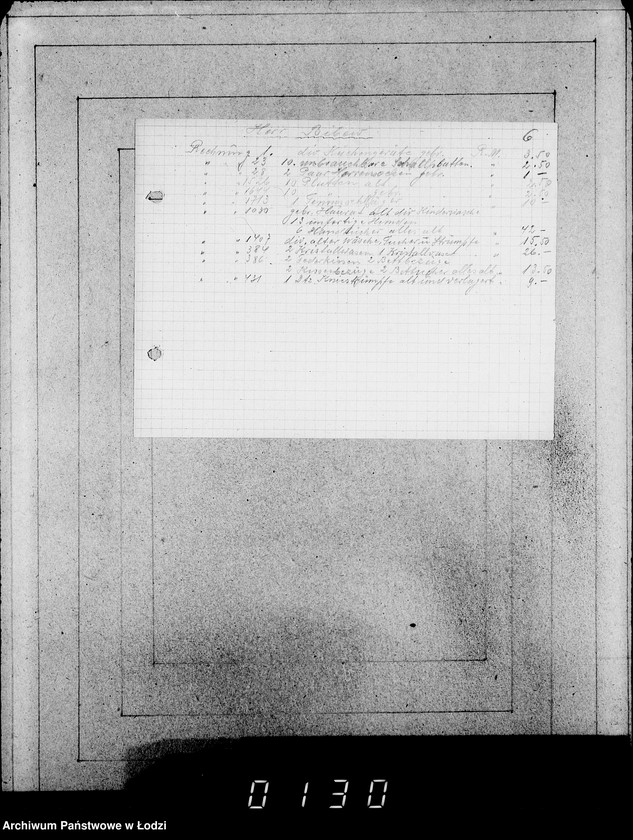 Obraz 10 z jednostki "[Zestawienia rachunków]"