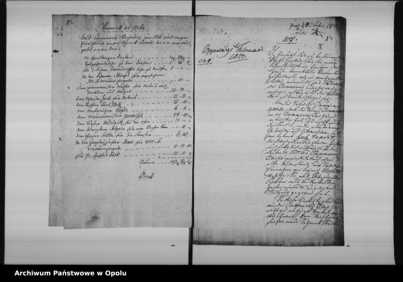 Obraz 12 z jednostki "Acta betreffend die Einrichtung eines neuen Schank-Locals unterm Rathause und Verpachtung desselben an die hiesige Brau-Commune zum Bier Ausschank Vol: 5 de anno 1826"
