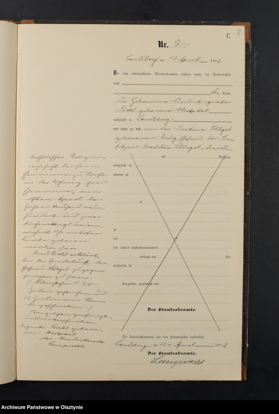 image.from.unit.number "Sterbe-Neben-Register Nr 1 - 26"