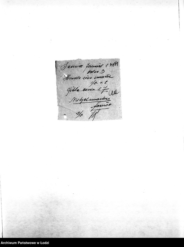 Obraz 17 z jednostki "[Korespondencja resortów i osób prywatnych w sprawie pomocy materialnej i lekarskiej dla starych i chorych mieszkańców getta]"
