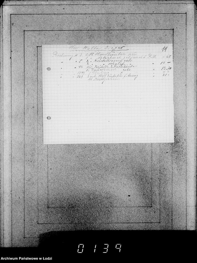 Obraz 19 z jednostki "[Zestawienia rachunków]"