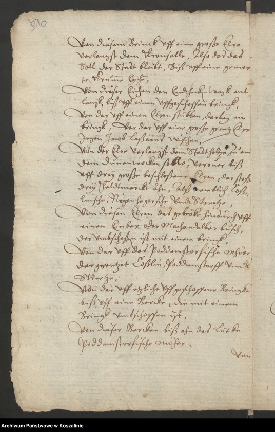 image.from.collection.number "Granice miasta Koszalina. Tom I: 1558-1689 [odpis dokumentu z 1337 roku]111"