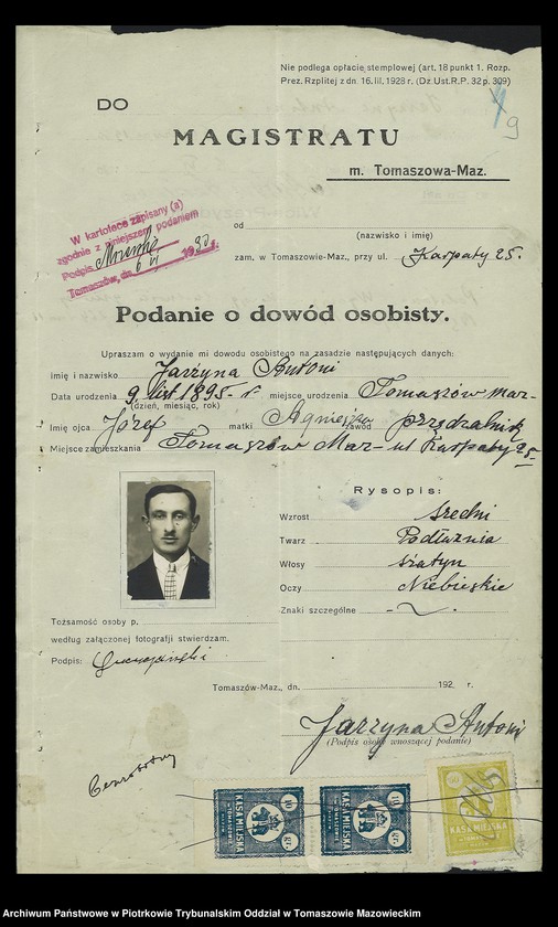 Obraz 12 z jednostki "Akta dowodów osobistych. Tom II-gi"