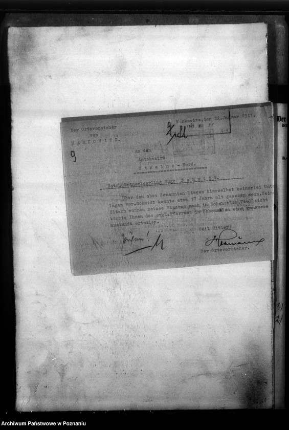 Obraz 13 z jednostki "Hugo Schmidt aus Strelno - Nord, Kreis Mogilno"