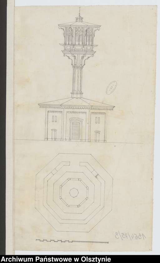 image.from.unit.number "[Plan parku w Gorzechówku, pow. Brodnica należacego do A. Bieling]"