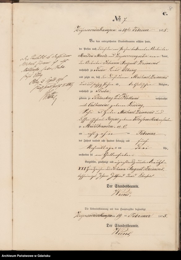 Obraz 10 z jednostki "Księga zgonów"