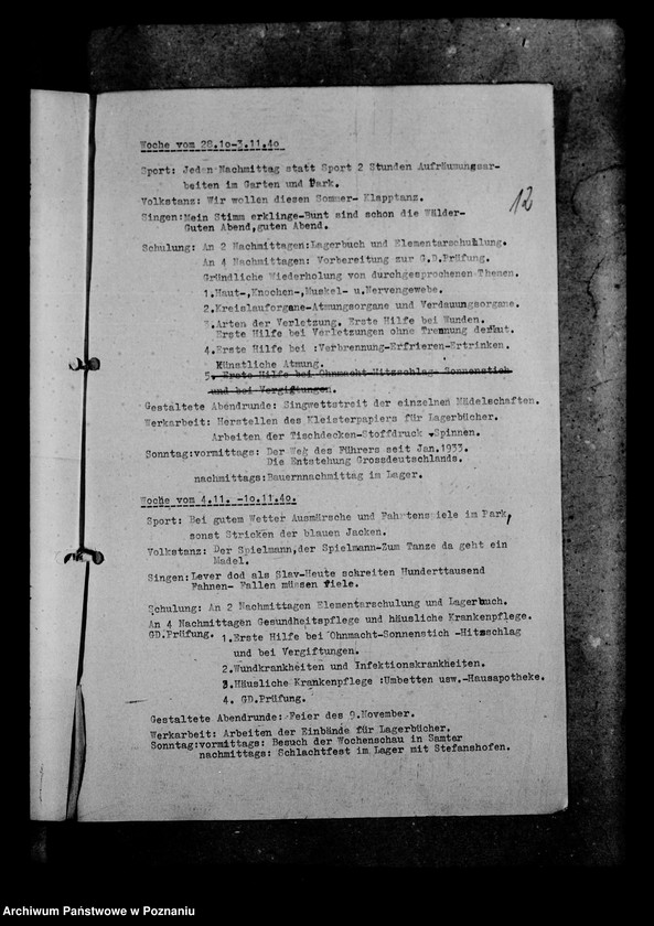 Obraz 17 z jednostki "Arbeitspläne im Landjahrlager"