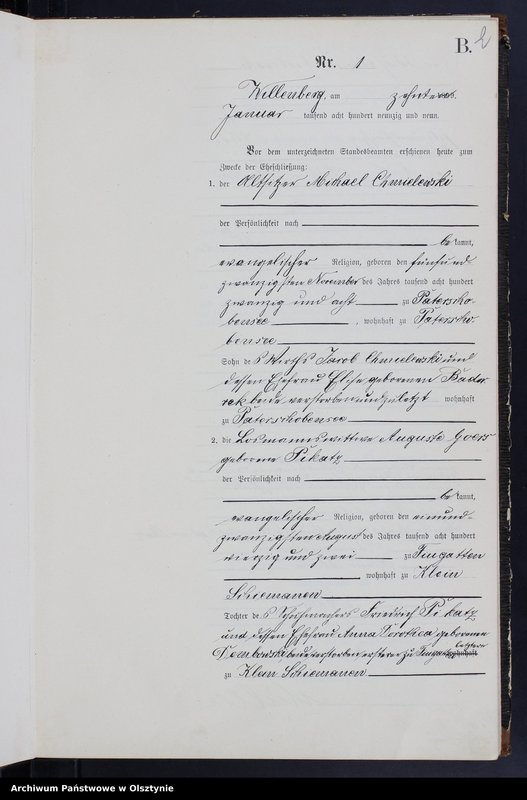 Obraz 4 z jednostki "Heiraths-Neben-Register Nr 1 - 50"