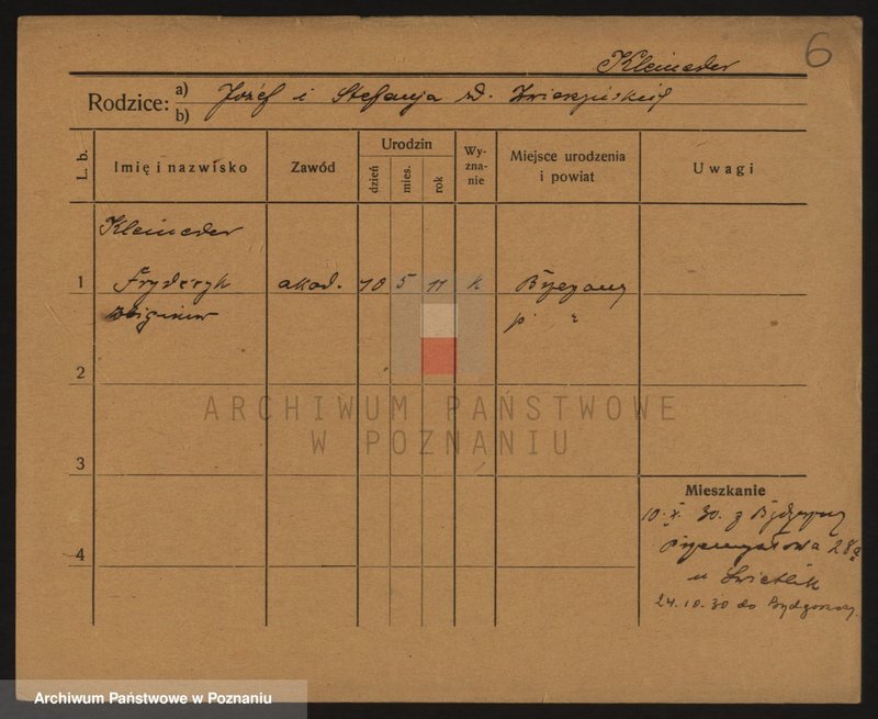 Obraz 6 z jednostki "Klajneder (Klein..) - Klapwyk"