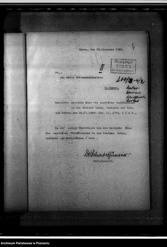 Obraz 8 z jednostki "Lageberichte der Gesundheitsämter"