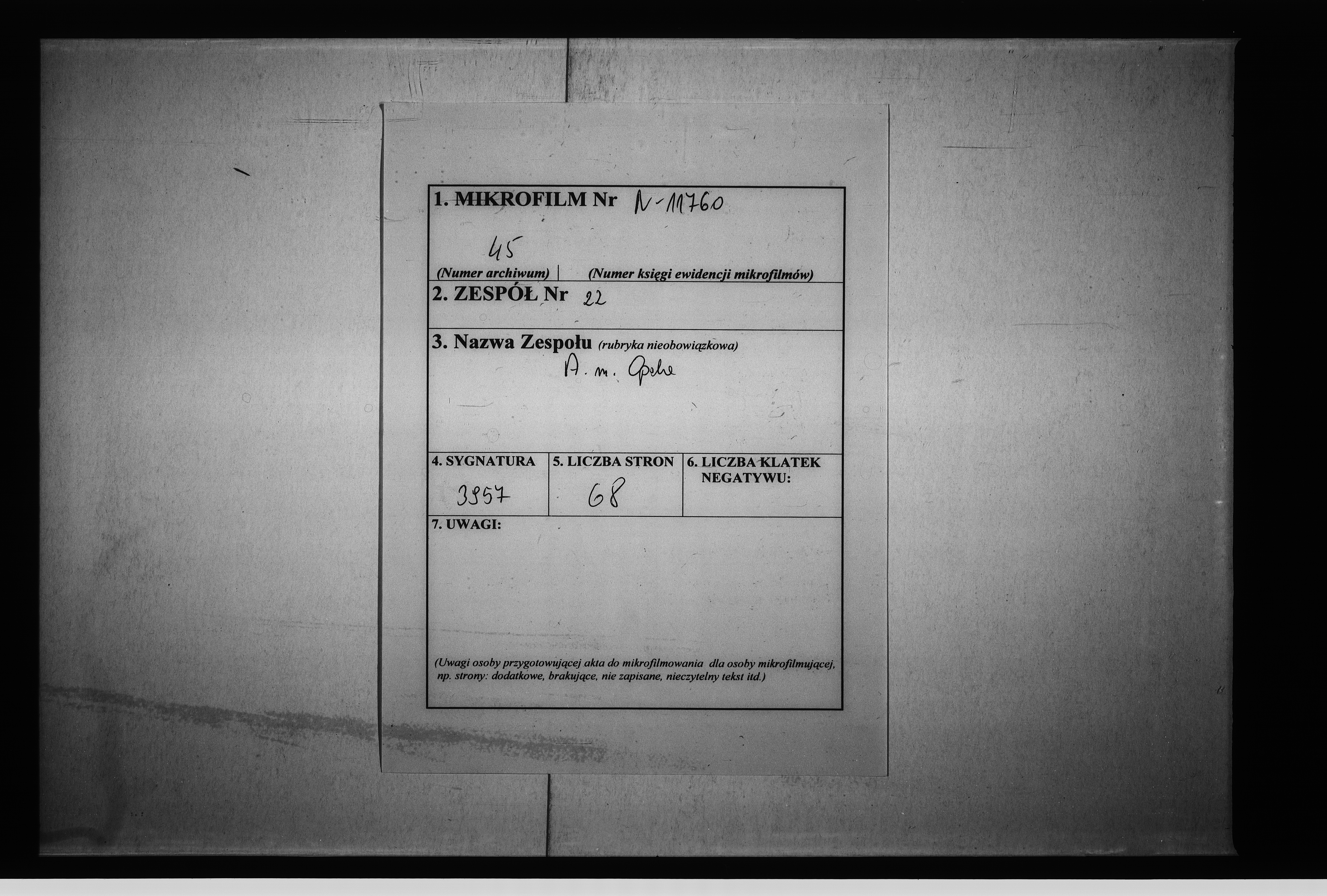 Obraz 2 z jednostki "Verzeichniss II über diejenigen Acten welche zur dauernden Aufbewahrung hiers[elbst] bestimmt worden sind Kammer V"