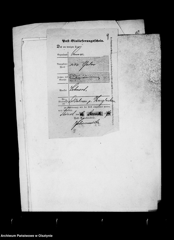 image.from.unit.number "/Auf Wunsch der Gfin Anna Lehndorff ausgestellte Atteste u. Gutachten über Bittsteller/"