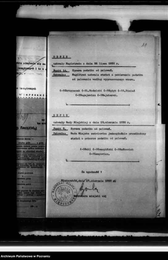 Obraz 15 z jednostki "Daniny komunalne miasta Międzychodu"