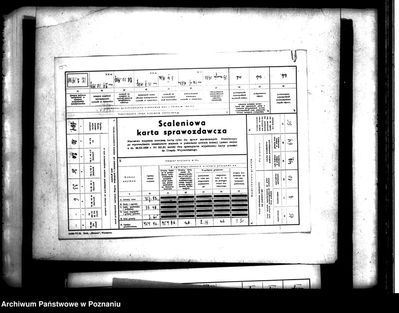 Obraz 13 z jednostki "/Scaleniowe/ karty sprawozdawcze i terenu powiatu kaliskiego"