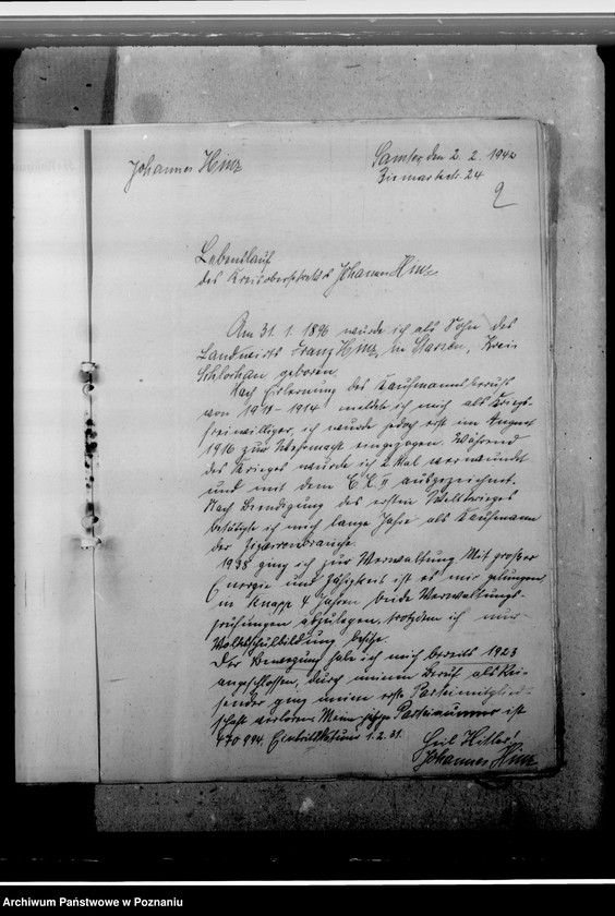 Obraz 6 z jednostki "Hinz, Johannes - komisarz obwodowy"