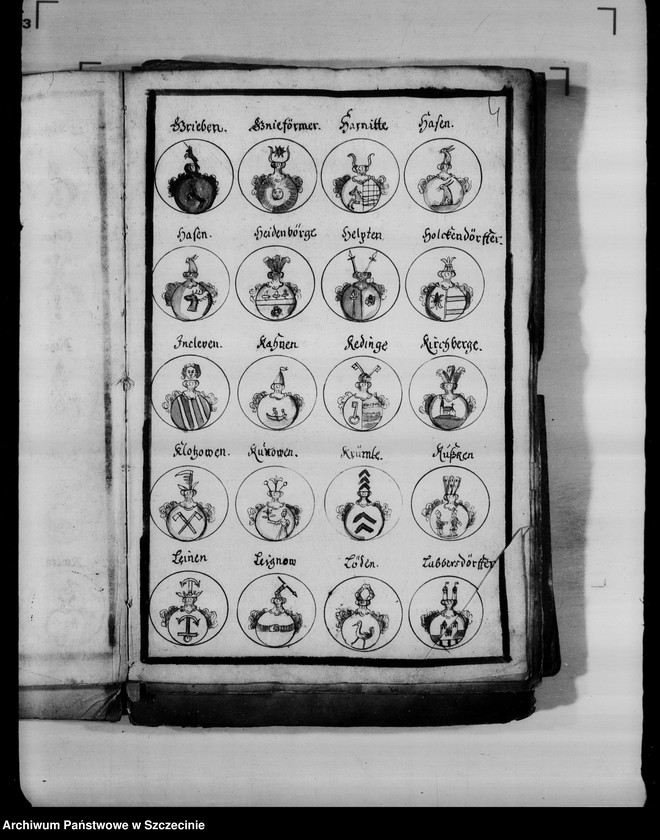 image.from.unit.number "Abbildungen von 178 adelichen grostentheils Pommern-Wappen der pommerschen adlichen Familien"