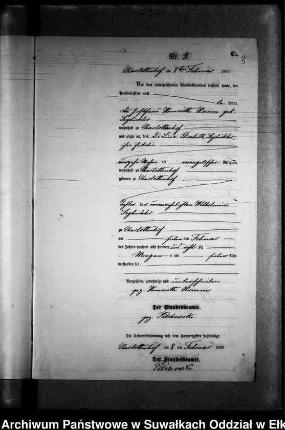 image.from.unit.number "Sterbe-Neben-Register des Preussischen Standes-Amtes Gr. Strengeln Kreis Angerburg"