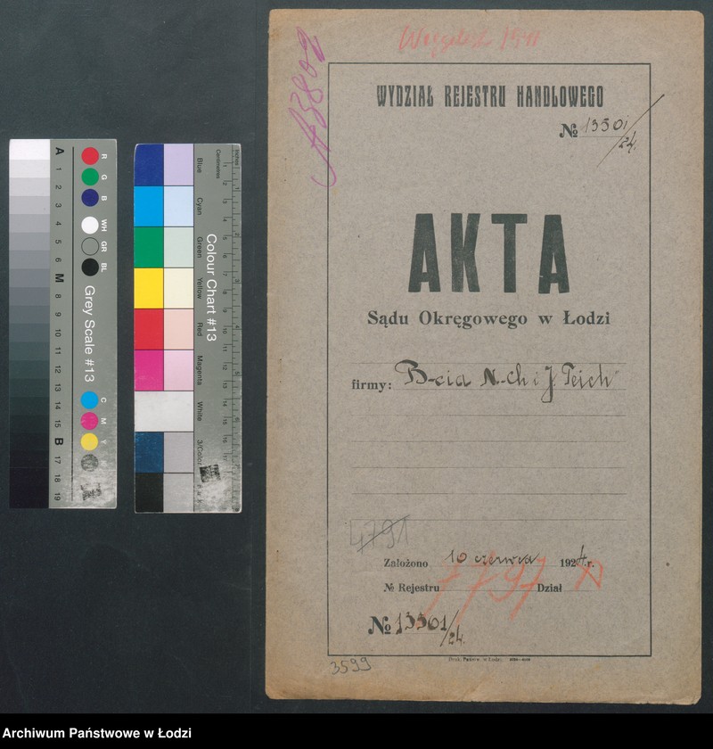 Obraz 2 z jednostki "Bracia N.Ch. I J.Teich- handel przędzą"