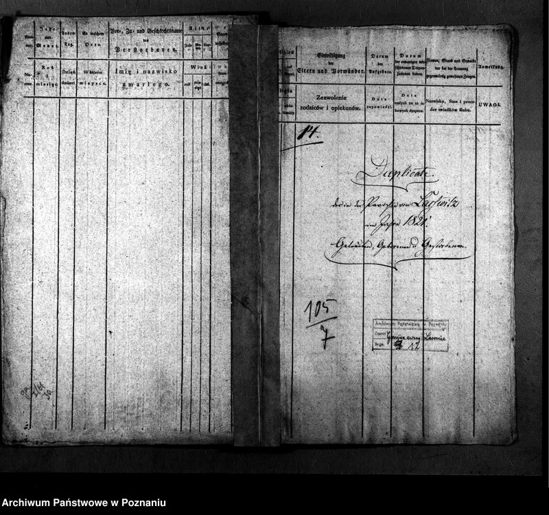 image.from.unit.number "Dublikat der Getrauten, Geborenen u. Gestorbenen"