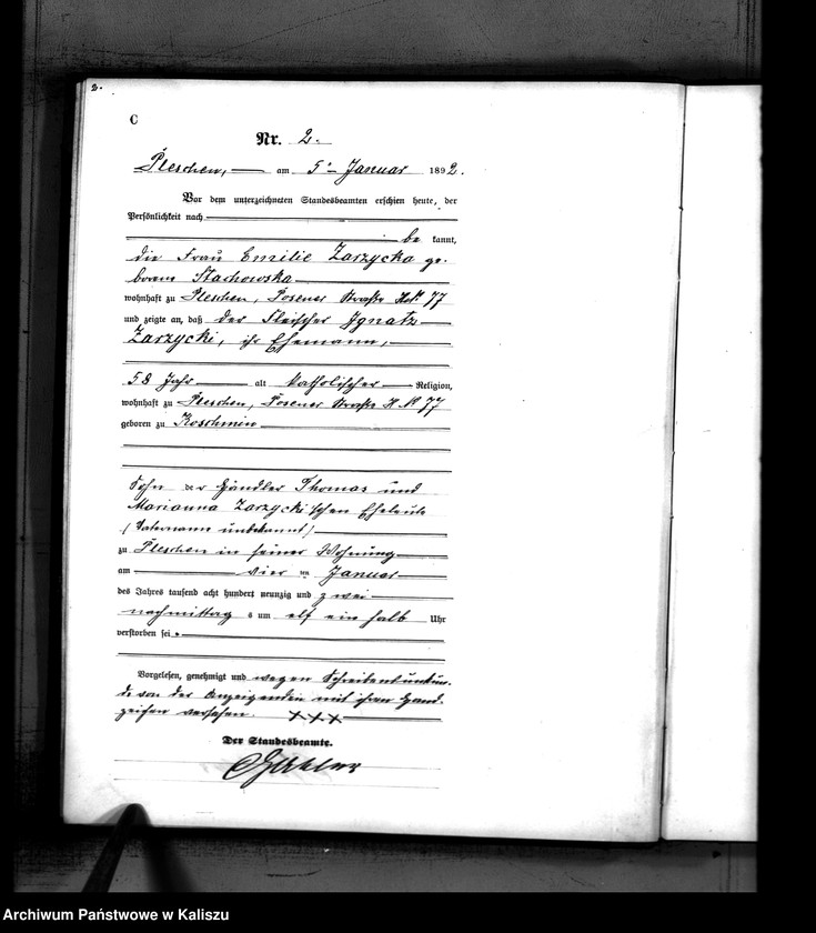 Obraz 5 z jednostki "[Księga zgonów]"