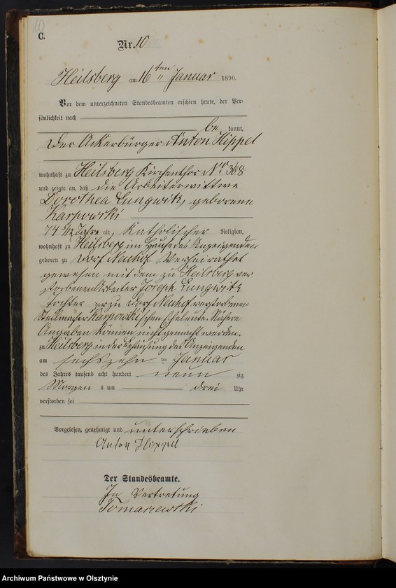 image.from.unit.number "Sterbe-Haupt-Register Nr 1 - 161"