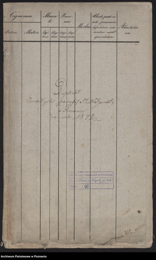 Obraz 2 z jednostki "Spis zgonów"