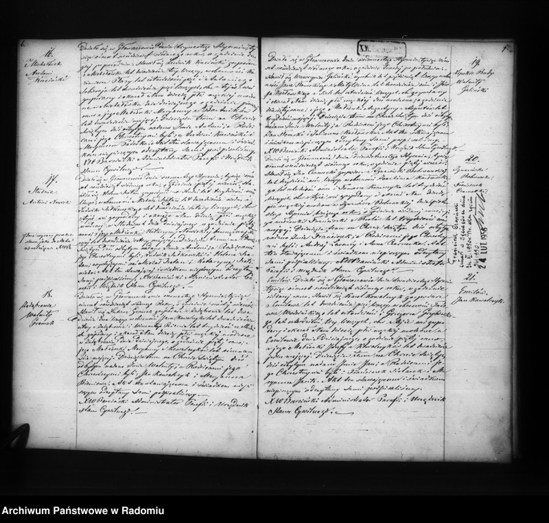 image.from.unit.number "Duplikat akt religijno cywilnych urodzonych, zaślubionych i zmarłych w parafii Głowaczów dekanacie i okręgu kozienickim w roku 1867"