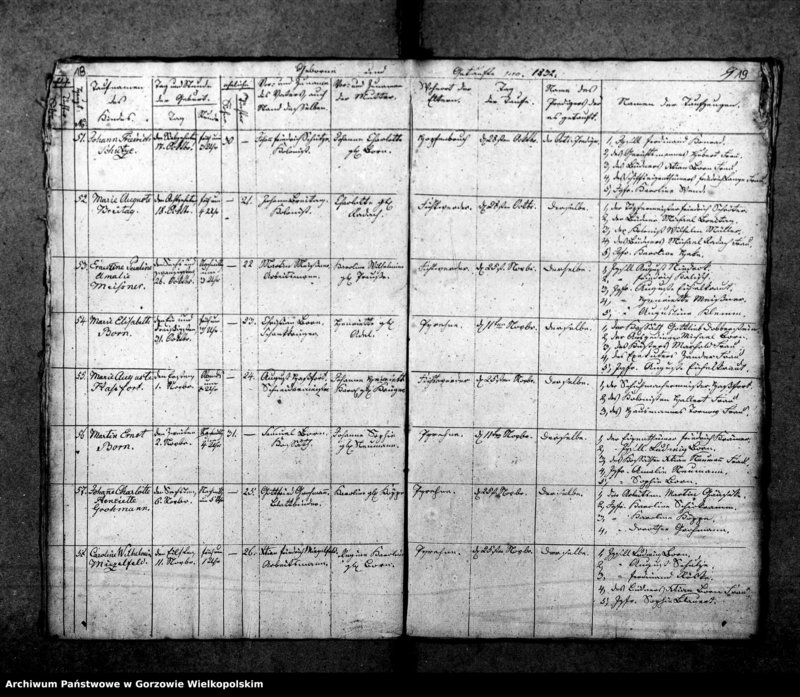 Obraz 14 z jednostki "Duplikate der Kirchenbücher von Pyrehne (Pyrzany): Pyrehne (Pyrzany), Woxholländer (Oksza), Logau (Łagów), Schützensorge (Kłopotowo), Pyrehner Holländer (Pyrzanki), Gross Rehne (Rań), Enterwerder (Kownatki), Stremeltswerder, Radewiesen (Zagajno), Ludwigshof (Okrąglica)."