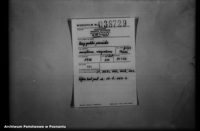 Obraz 2 z jednostki "Inscriptiones, resignationes [protocollon]"