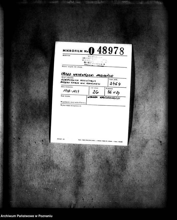 Obraz 2 z jednostki "Administracja przejściowa majątku Rataje powiatu konińskiego"