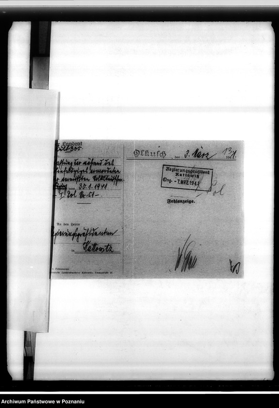 Obraz 17 z jednostki "Korespondencja w sprawie osób narodowości niemieckiej zaginionych w 1939 roku"