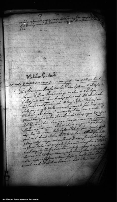 Obraz 14 z jednostki "Inscriptiones, resignationes [protocollon]"