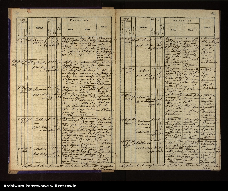 Obraz 10 z jednostki "Księga urodzeń, małżeństw i zgonów dla miejscowości Hłomcza, Łodzina, Mrzygłód"