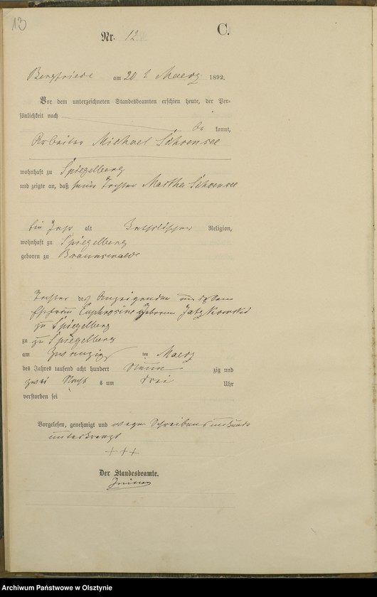 image.from.unit.number "Sterbe-Haupt-Register Nr 1 - 51"