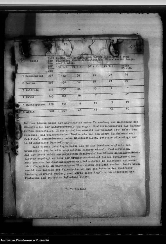 Obraz 9 z jednostki "Erwerb der beschlagnahmten Grundstücke und Gebäude"