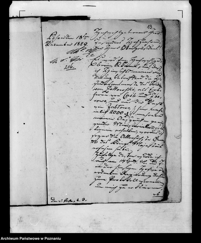 Obraz 17 z jednostki "Das Pensionsgesuch der Witwe Sophie von Zołtowska geborene Kowalska."