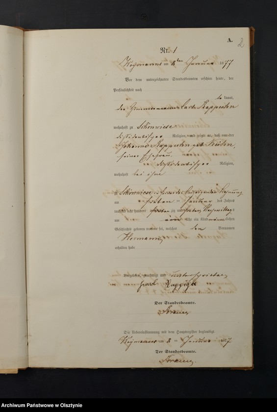 Obraz z jednostki "Geburts-Neben-Register Nr 1 - 65"