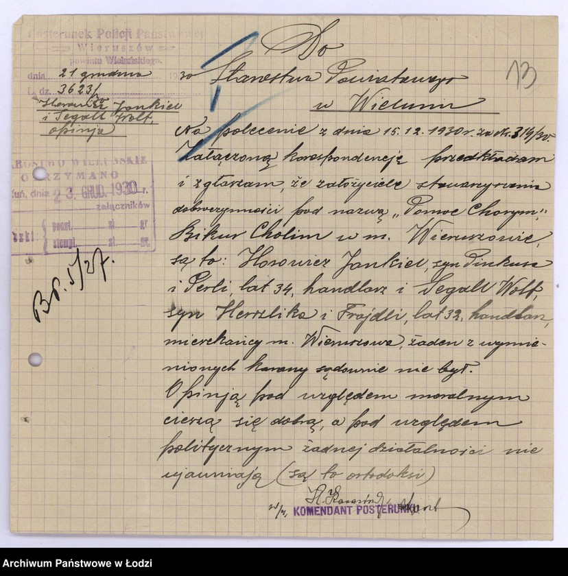 Obraz 17 z jednostki "Stowarzyszenie Dobroczynne "Pomoc Chorym" - "Bikur Cholim" w Wieruszowie pow. wieluński"