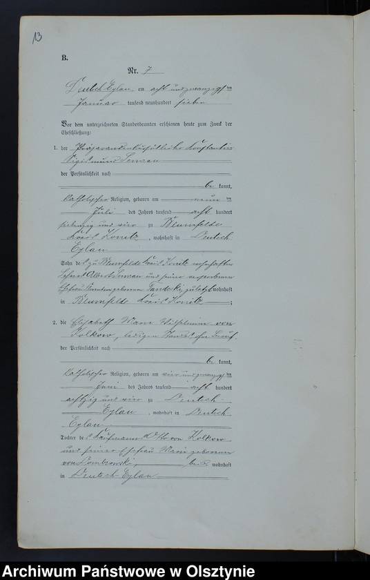 image.from.unit.number "Heiraths-Neben-Register Nr 1 - 42"