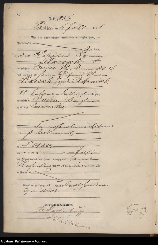 Obraz 11 z jednostki "Księga zgonów t. III"