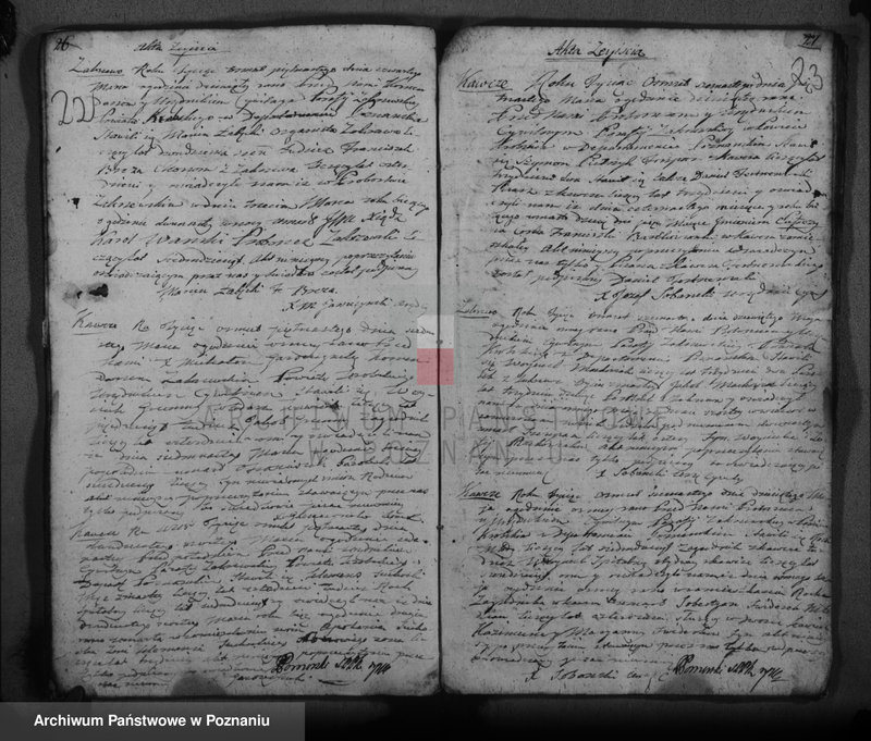 Obraz 14 z jednostki "Księga urodzeń, małżeństw i zgonu"