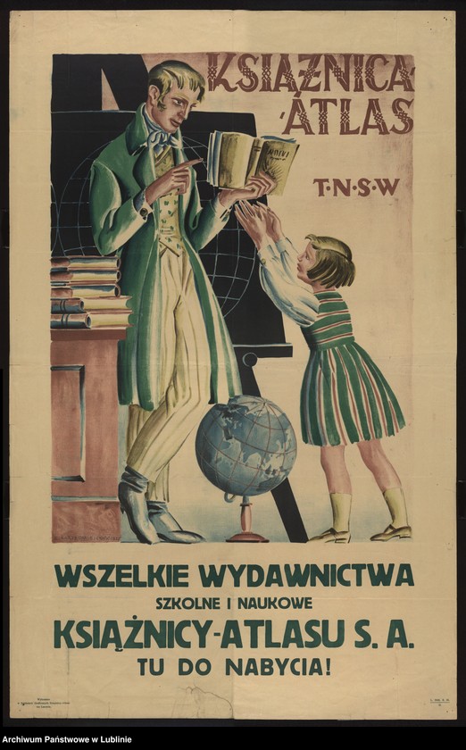 Obraz 3 z kolekcji "Promocja czytelnictwa i oświaty na plakacie, afiszu i okładce w pierwszej połowie XX w."