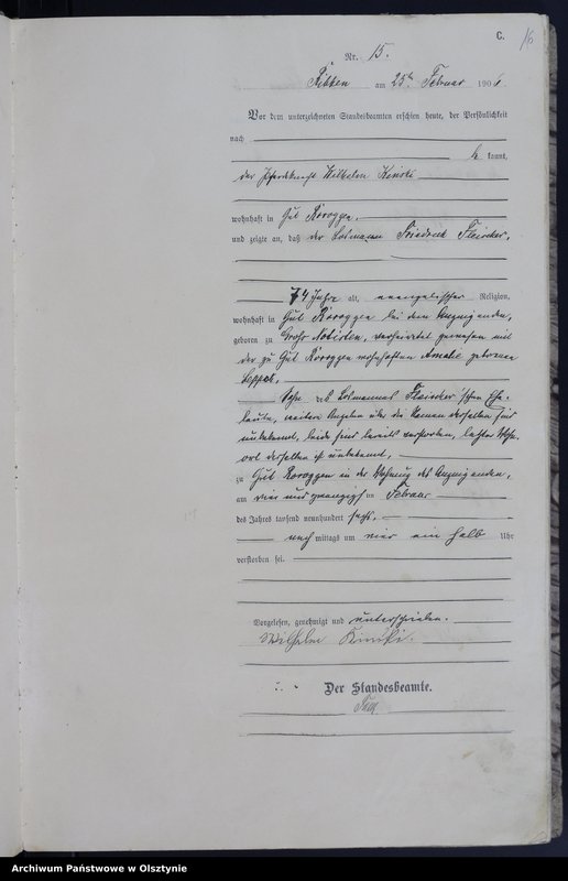 image.from.unit.number "Sterbe-Haupt-Register Nr 1 - 74"